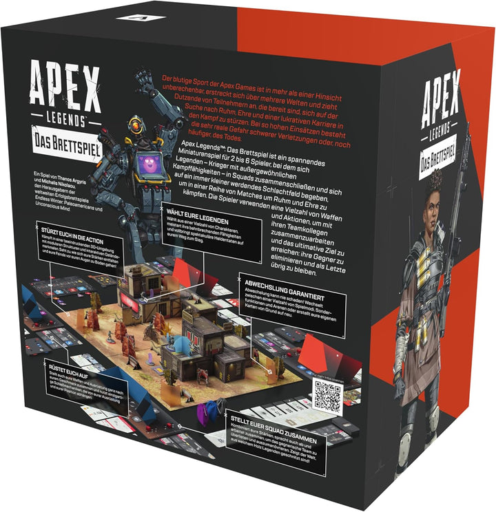 Apex Legends: Das Brettspiel – Taktisches Miniaturenspiel mit 3D-Gelände, Squad-Kampf & schrumpfende