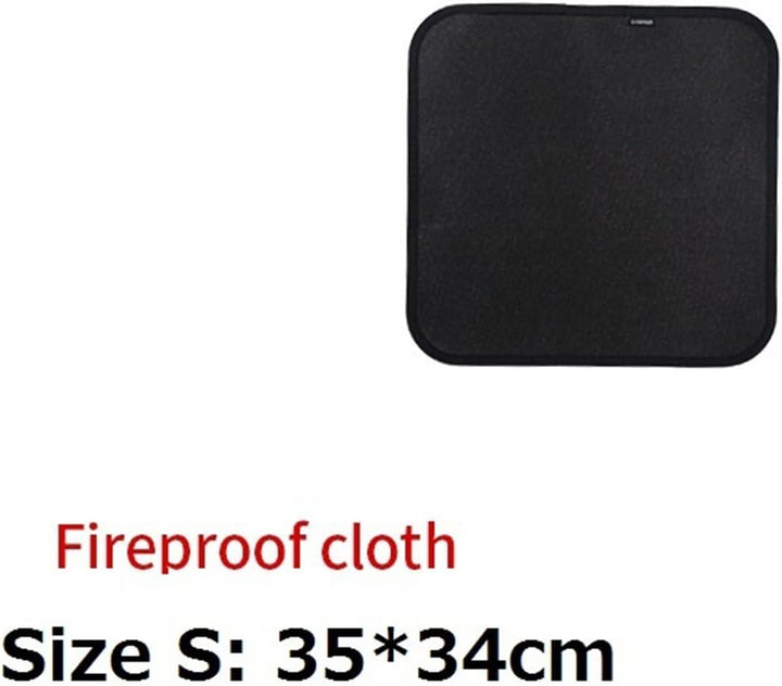Feuerfeste Unterlage, Grillunterlage Bodenmatte, BBQ Grill Mat, Hitzebeständige Wiederverwendbar Ant
