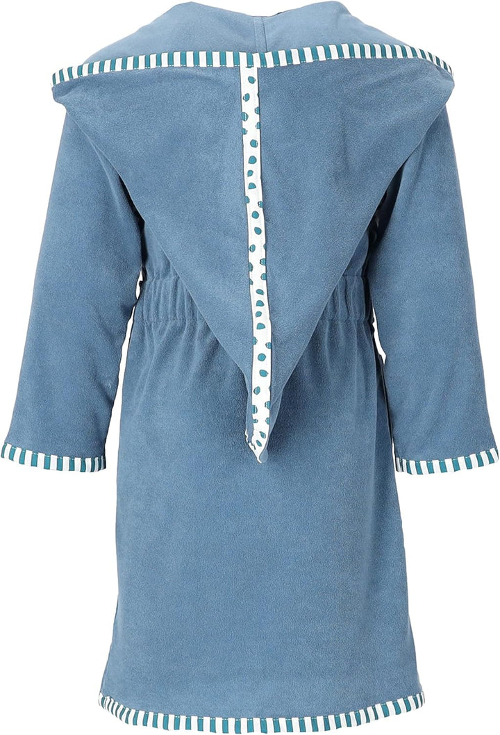 Vossen Mädchen & Jungen Bademantel Mimmi dusty blue 122/128 122-128 dusty blue, 122-128 dusty blue