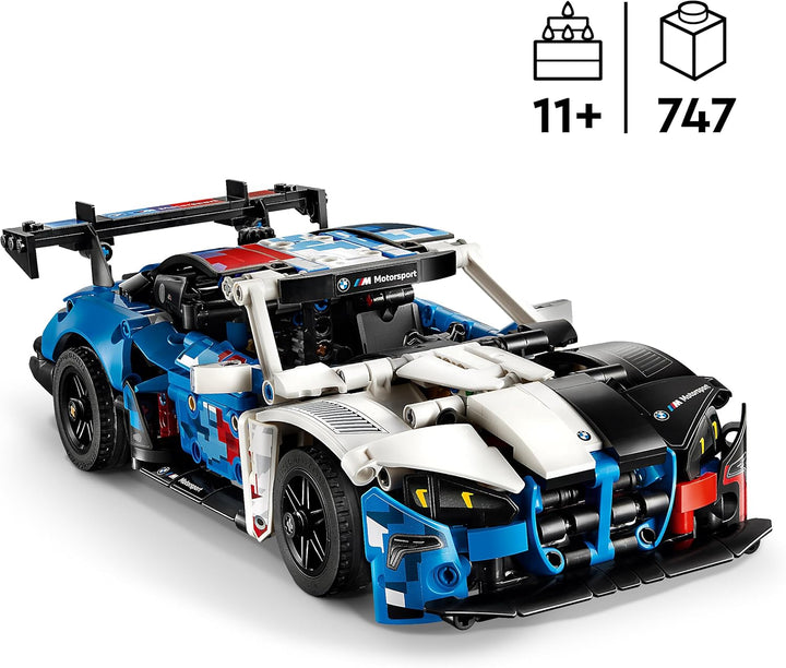 LEGO Technic BMW M4 GT3 EVO Rennwagen - Modellbausatz mit V6-Motor, Lenkung & öffnenden Türen - Gami