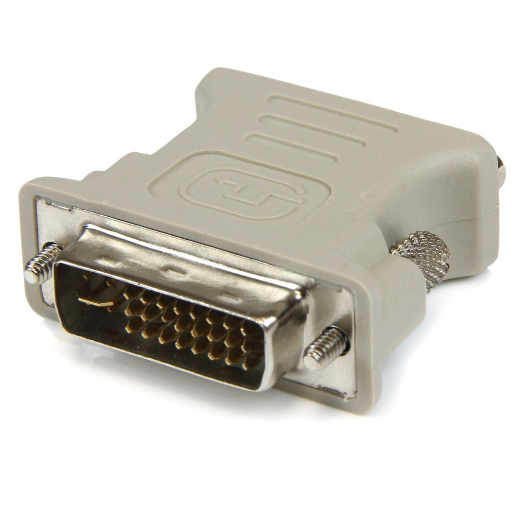 StarTech.com VGA auf DVI Monitor Adapter - St/Bu - Grau - VGA HD15 zu DVI-I Kupplung Beige, Beige