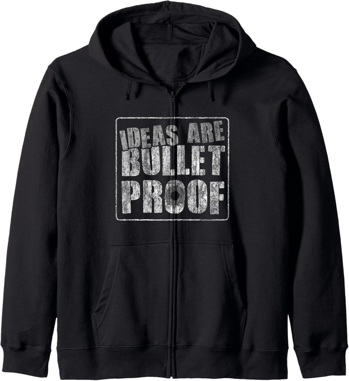 Ideas Are Bulletproof, Politischer Protest, Revolution Kapuzenjacke
