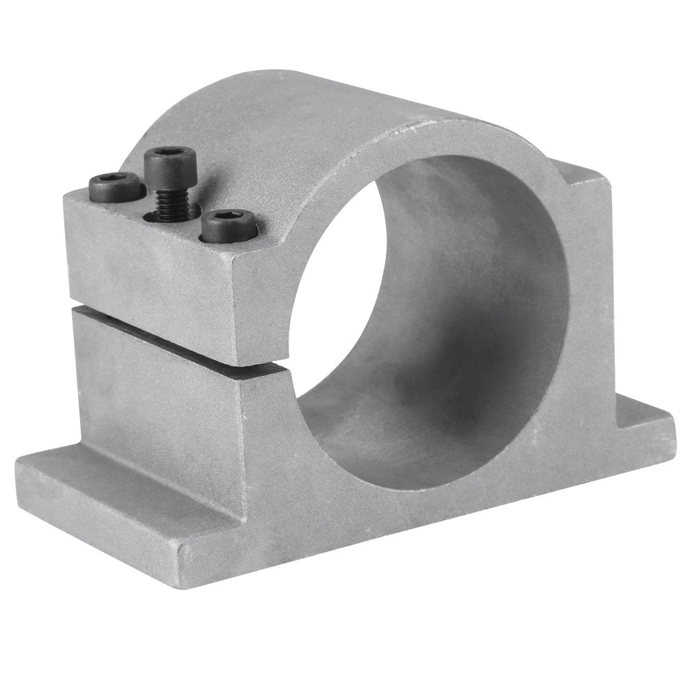 CNC Fräse Spindelaufnahme Spindelhalter, 80 mm Durchmesser CNC Spindelmotor Halterung aus Aluminium