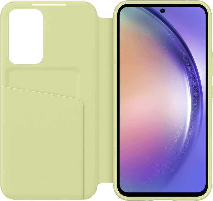 Samsung Smart View Wallet Case EF-ZA546 für das Galaxy A54 5G, Schützhülle in Lime