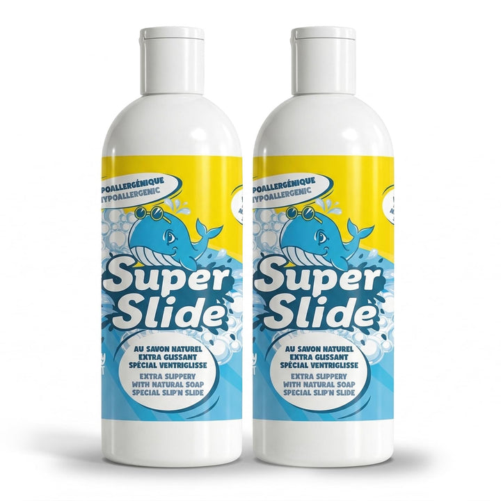 Super Slide® Naturseife Extra Rutschig 1L | Special Wasserrutschmatte | Naturseife | Hypoallergen |