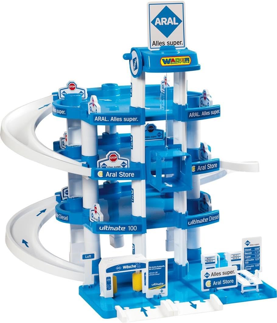 Wader Garage ARAL Parkhaus Parkgarage Autogarage 4 Spielebenen
