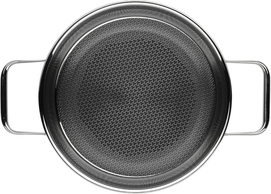 WMF Set 2-teilig Profi Resist Wabenpfanne 24cm und 28cm, Servierpfanne Induktion, für alle Herdarten