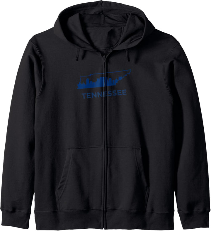 Tennessee Skyline Art Das Volunteer State Tennesseean Kapuzenjacke
