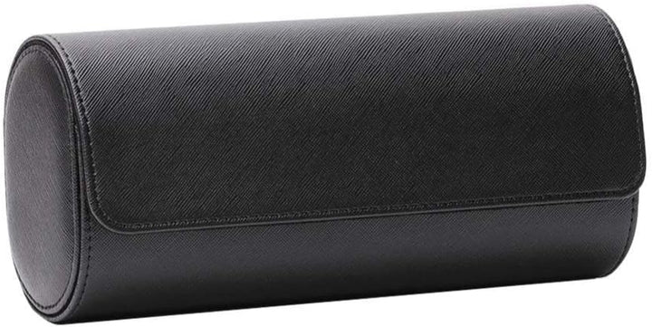 iplusmile Uhrenrolle Reisekoffer- Upgrade Retro Runde Uhr Organizer Box PU Leder 3- Slot- Uhrenspeic