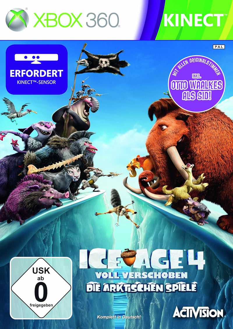 Ice Age 4: Voll Verschoben (Kinect erforderlich) Xbox 360, Xbox 360