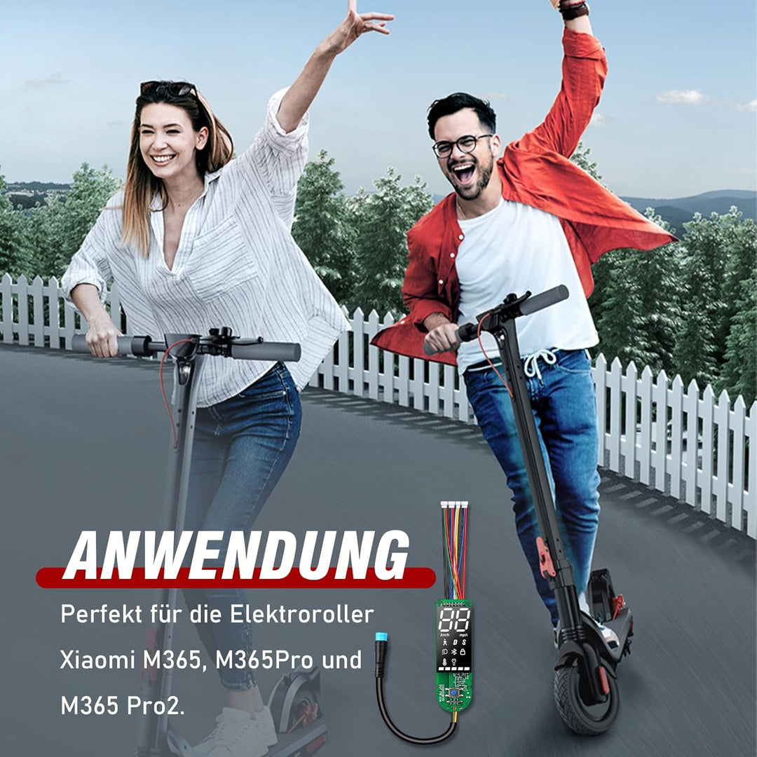 MaxEarn Upgrade 4-Draht Scooter Dashboard für Xiaomi M365/M365 Pro/Pro 2, Scooter Armaturenbrett mit