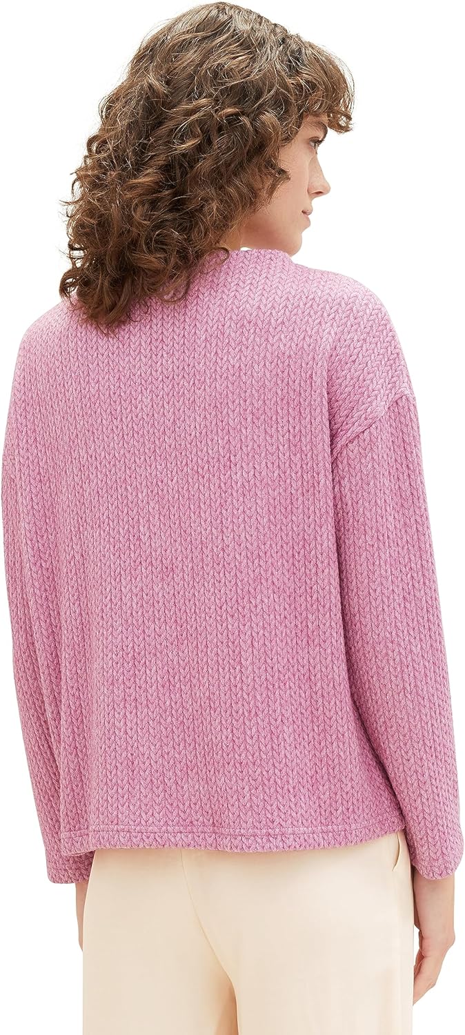 TOM TAILOR Damen Sweatshirt XXS 33830 - Mauvy Plum, XXS 33830 - Mauvy Plum