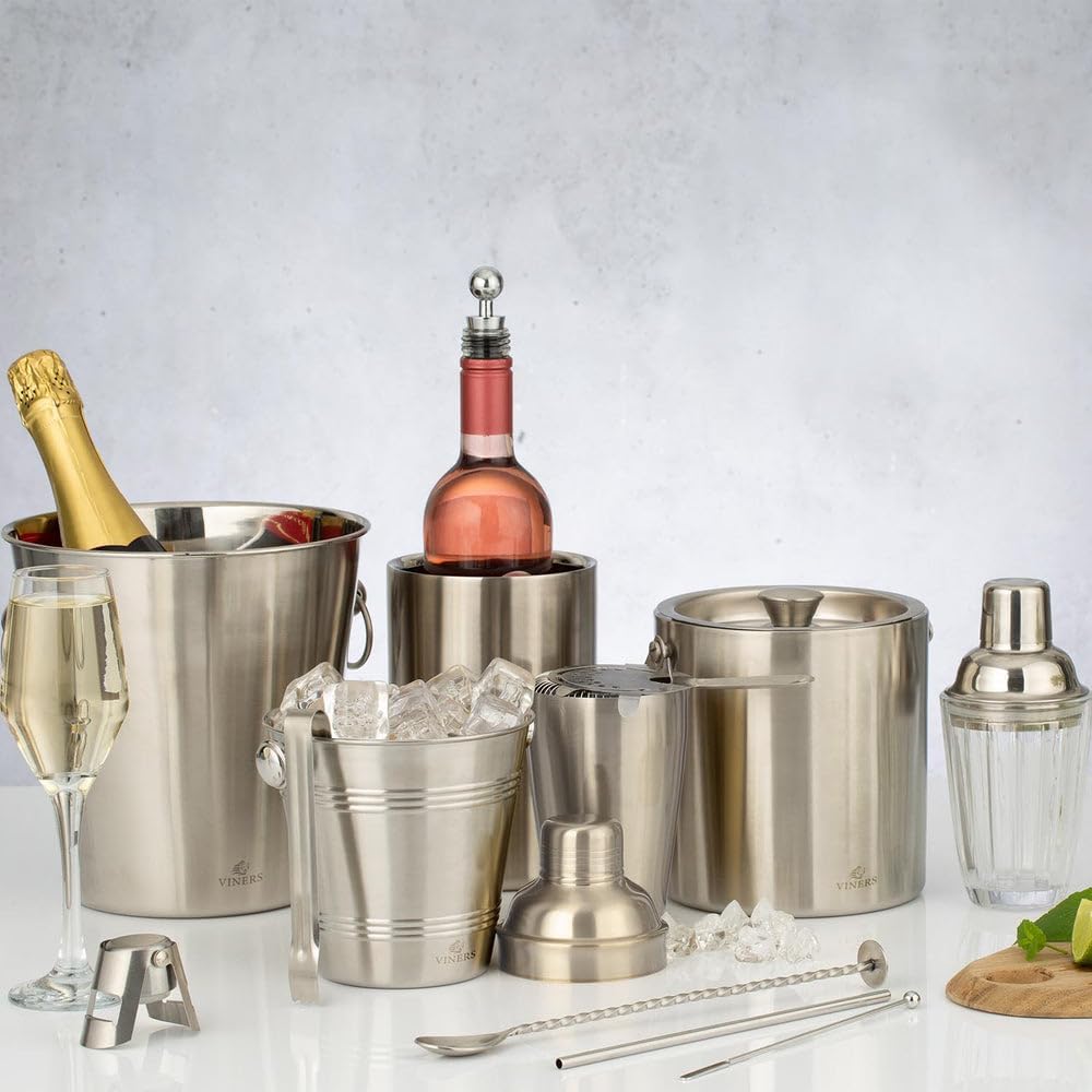Viners Weinkühler, Edelstahl, Silber, 1.3L