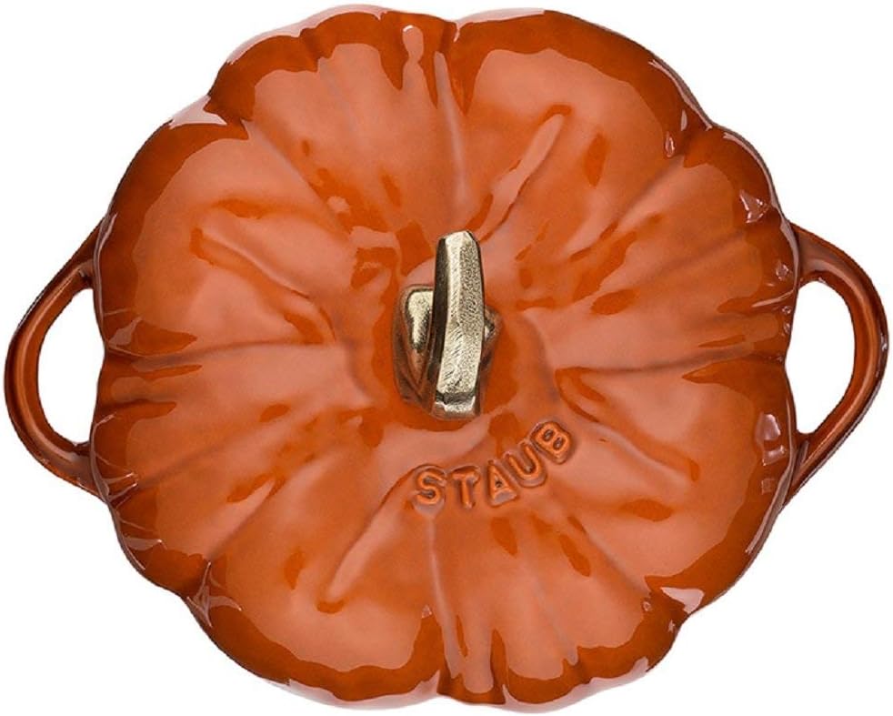 STAUB Cocotte Kürbis 24 cm Bräter, Gusseisen, Zimt