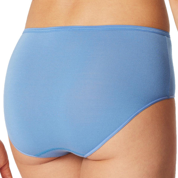 Schiesser Damen Slip Midi Midislip 2er Pack Doppelpack Poly - 162893 46 4 X Hellblau (920), 46 4 X H