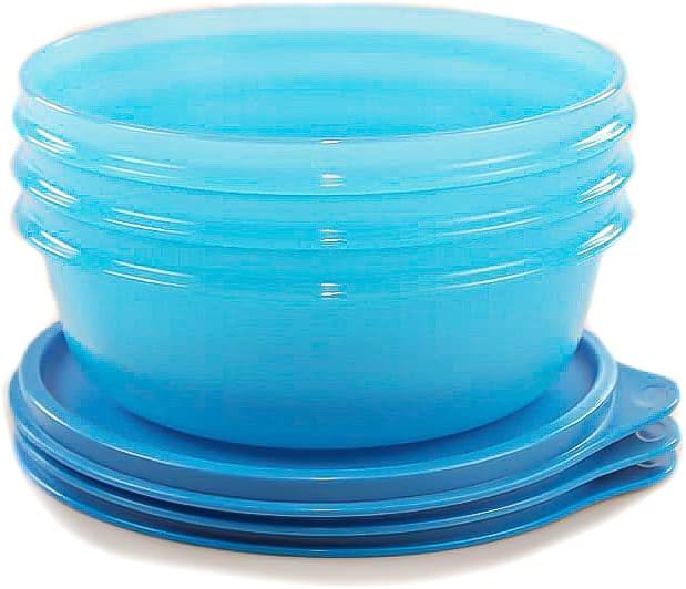 TUPPERWARE Hit-Parade Kühlschrank 600 ml blau (3) Dose grosse Hitparade Panorama 31996