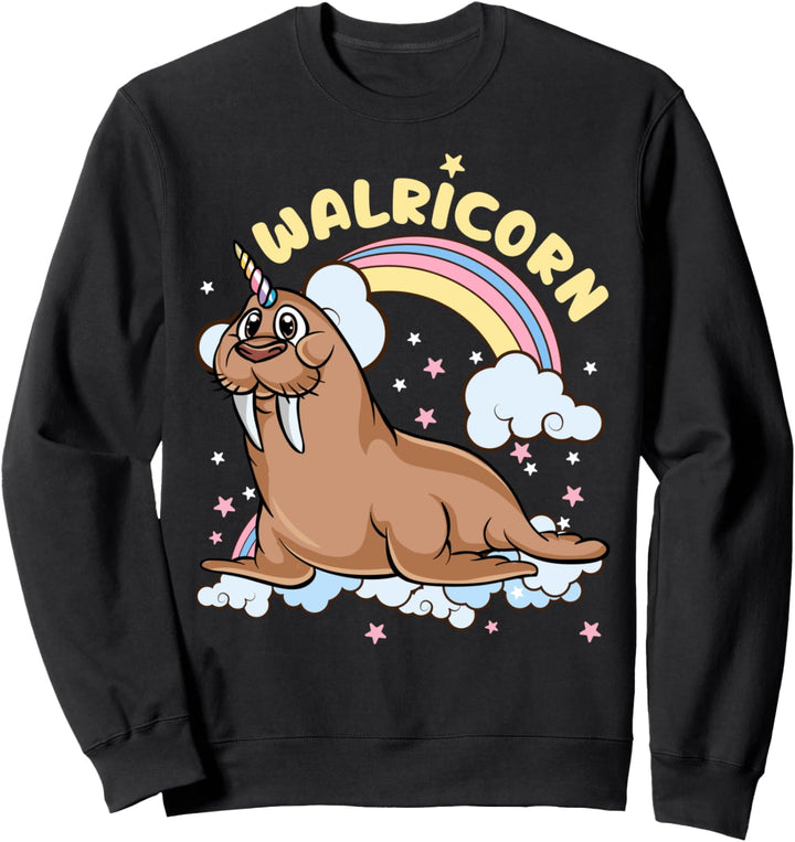 Walricorn Walrus Unicorn Cute Funny Animals Sweatshirt