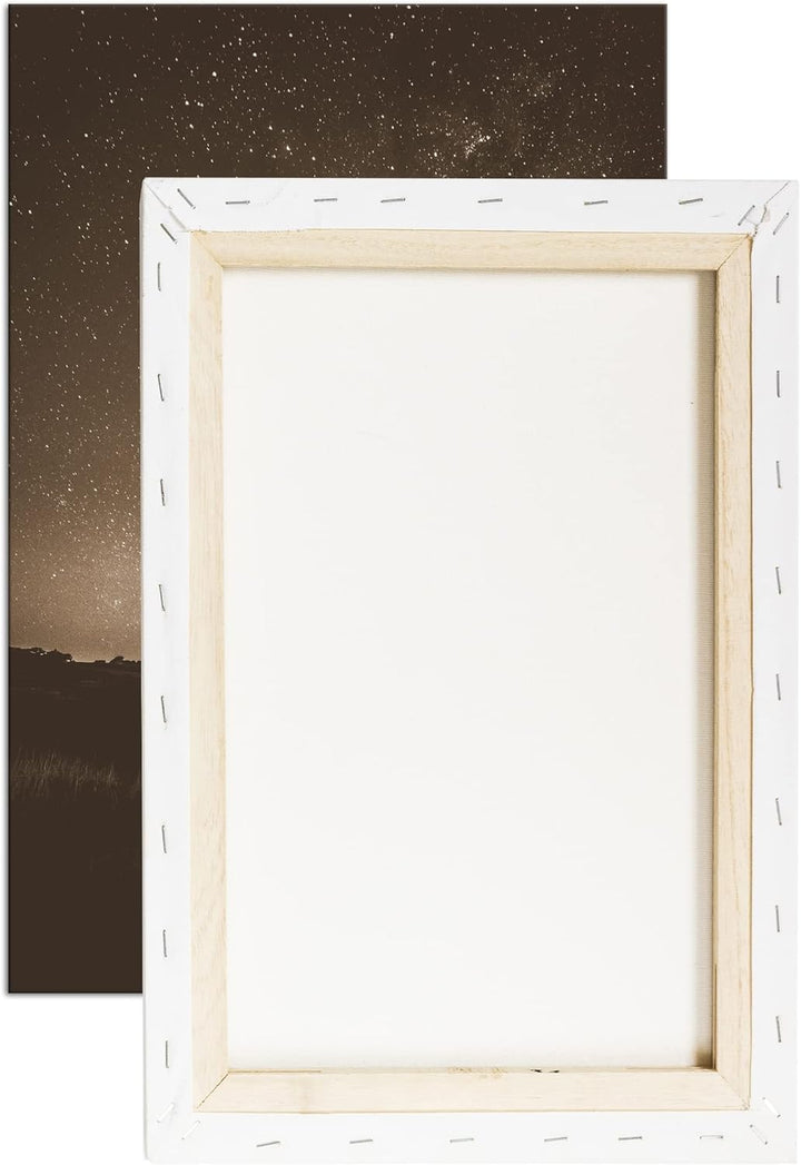 deyoli unsere magische Galaxie am Nachthimmel Effekt: Sepia, Format: 80x60 als Leinwandbild, Motiv f