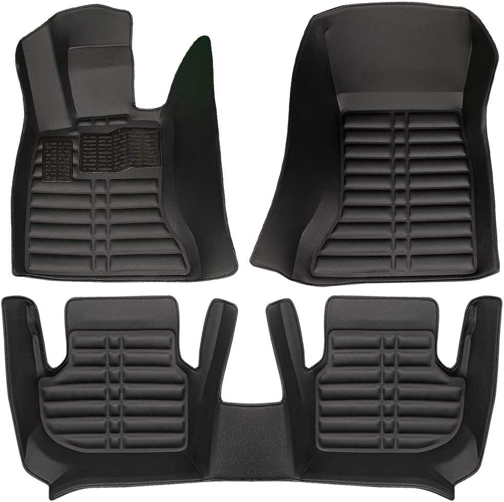 fussmattenprofi.com Auto Fussmatten Kompatibel mit BMW 5 (F10/F11) Facelift Baujahr 2013-2017 I 100%