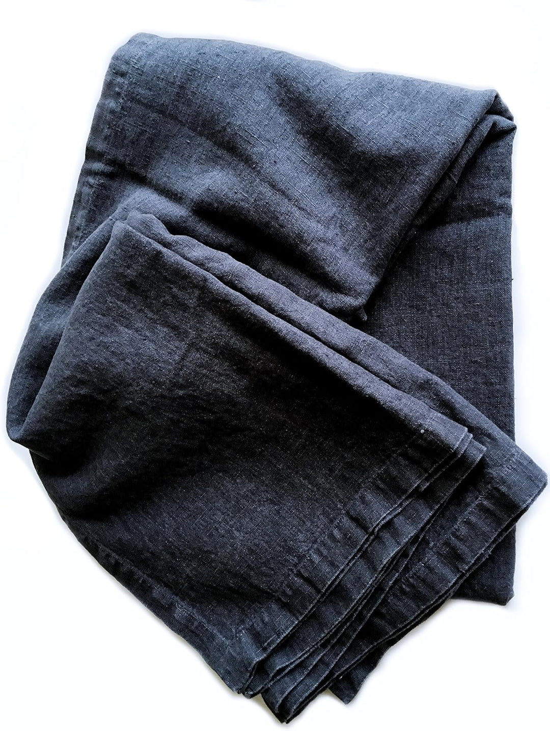 JOWOLLINA Bettüberwurf Tagesdecke Rasa aus 100% Leinen Stonewashed (Anthrazit, 250x275 cm) Anthrazit