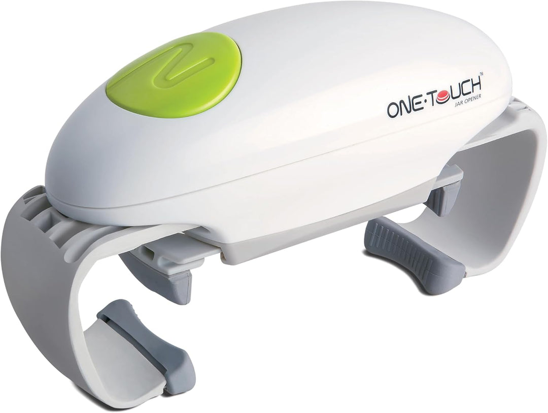 ONE TOUCH KC12 Elektrischer Glasöffner "Freihändig" - Mühelos per Knopfdruck auf den grünen Knopf -