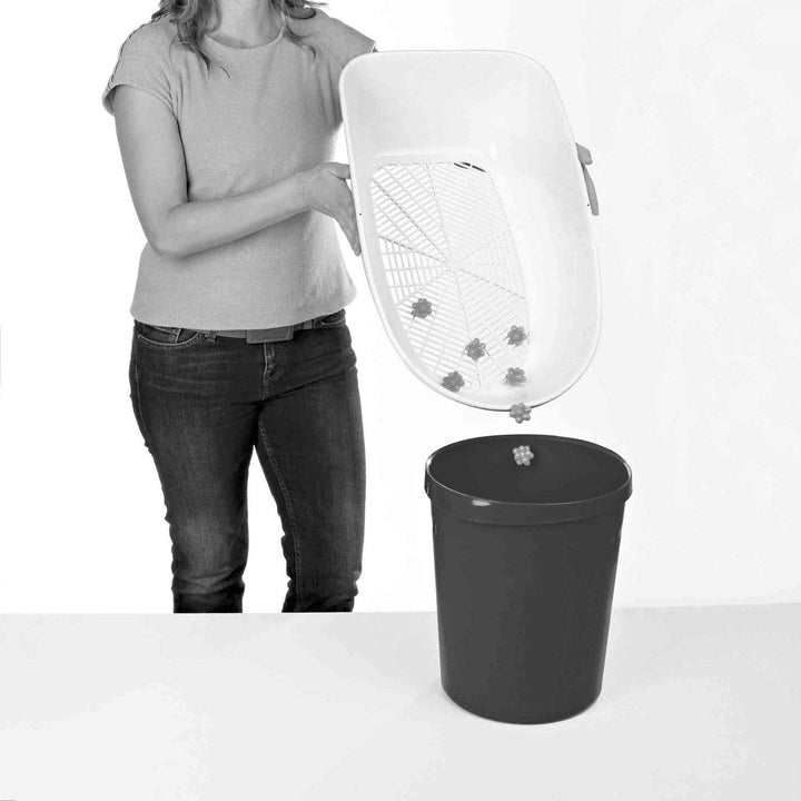 Stefanplast 81579 Katzentoilette „FURBA“ und „FURBA Maxi“ | Katzenklo mit Reinigungssieb und 2 Schal
