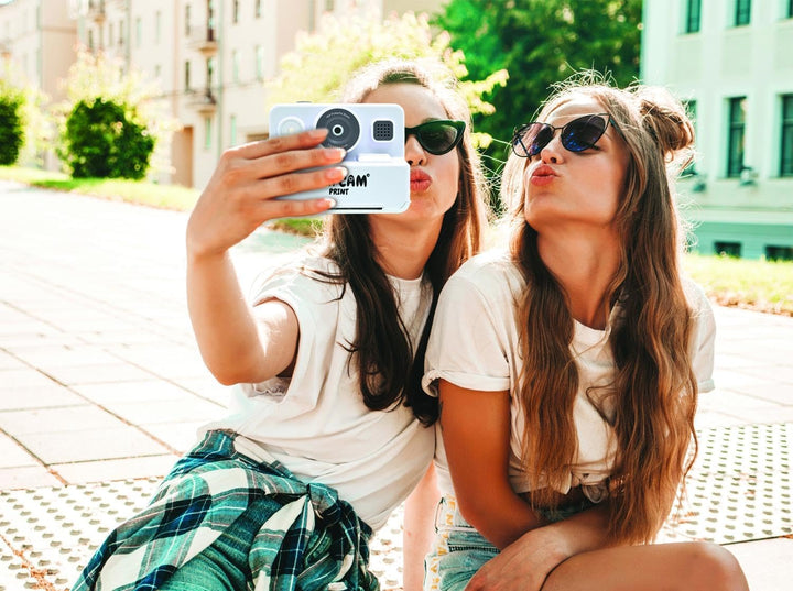 Lexibook, StarCAM Print HD, Kamera mit Sofortdrucker, Foto-, Video-, Selfie-, Musik- und Spielfunkti
