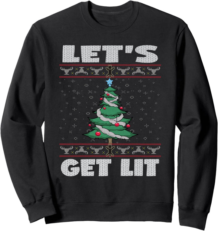 Weihnachtsbaumschmuck-Matching Sweatshirt