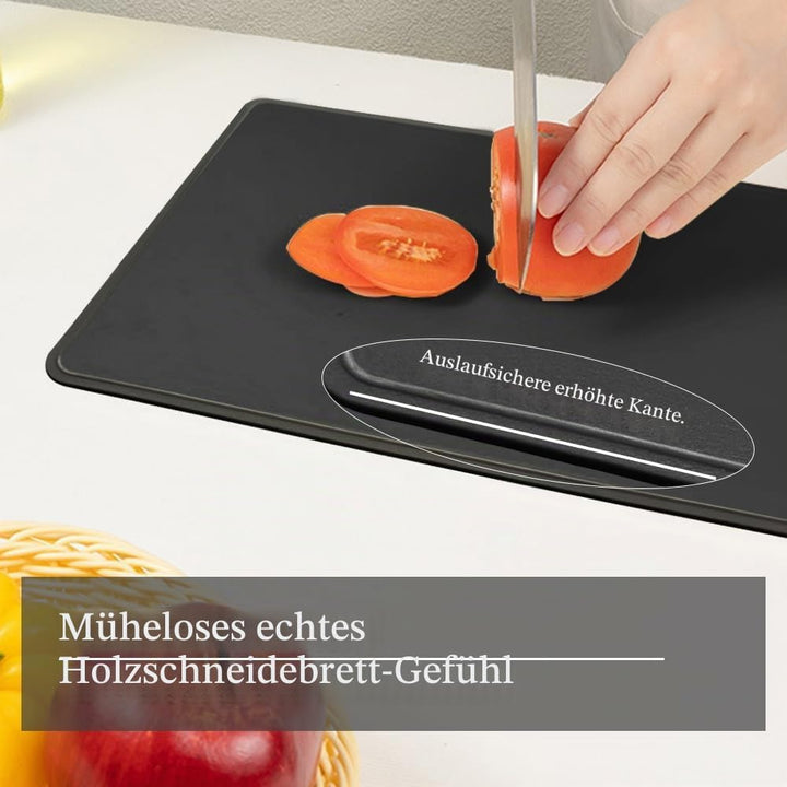 TPU Schneidebrett Flexibles BPA-frei mit Messer- und Saftrille kratzfeste flexible Schneidebretter f