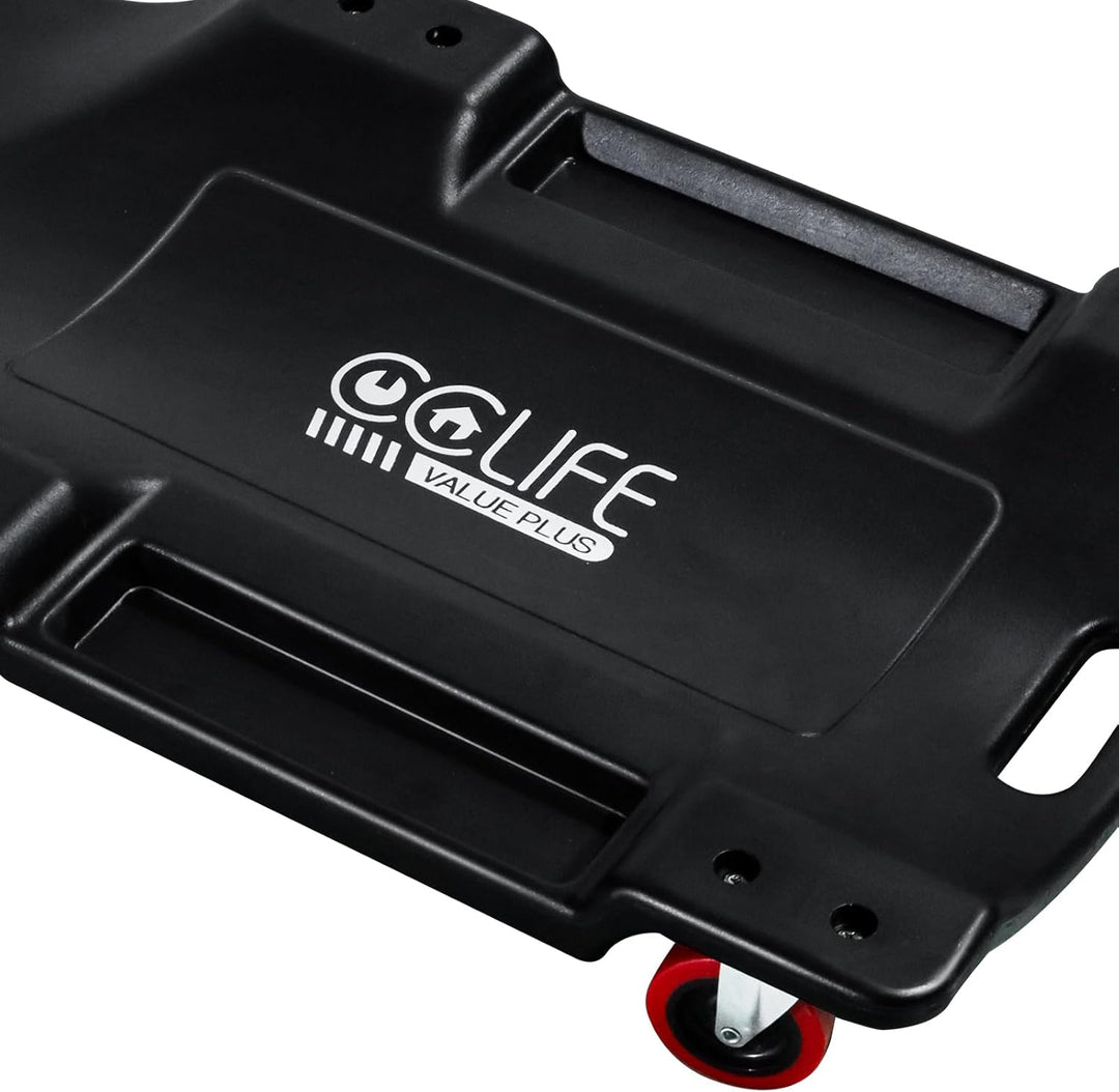 CCLIFE Rollbrett KFZ Werkstatt Rollliege 102 * 48 * 12cm Montagerollbrett Werkstattliege, Tragkraft