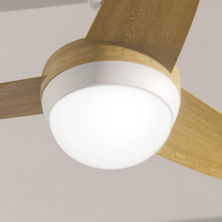 Newlux – Deckenventilator mit Licht und ferngesteuertem Dach W420 mit 3 Flügeln (Ø106 cm), Inverter-