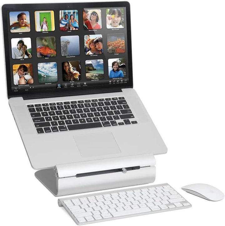 Rain Design iLevel2 Verstellbarer Ständer für MacBook - MacBook Pro - Laptopständer Laptop Stand Sil