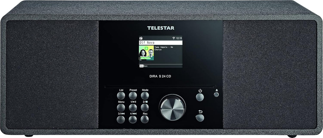Telestar DIRA S 24 CD - DAB+ Digitalradio mit CD-Player (Stereo Radio, UKW/DAB/DAB+, CD Player, Blue