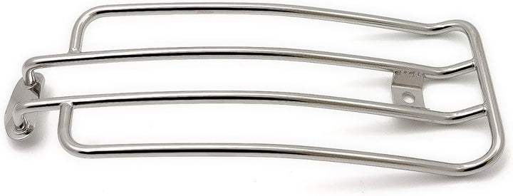 Gepäckträger Edelstahl poliert Silber kompatibel mit Hd Harley Davidson Softail Modellen z.B. Street
