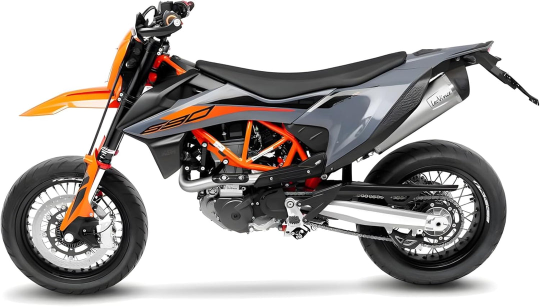 Hitzeschild LeoVince Auspuffabdeckung SBK, Carbon für 690 Enduro/SMC R