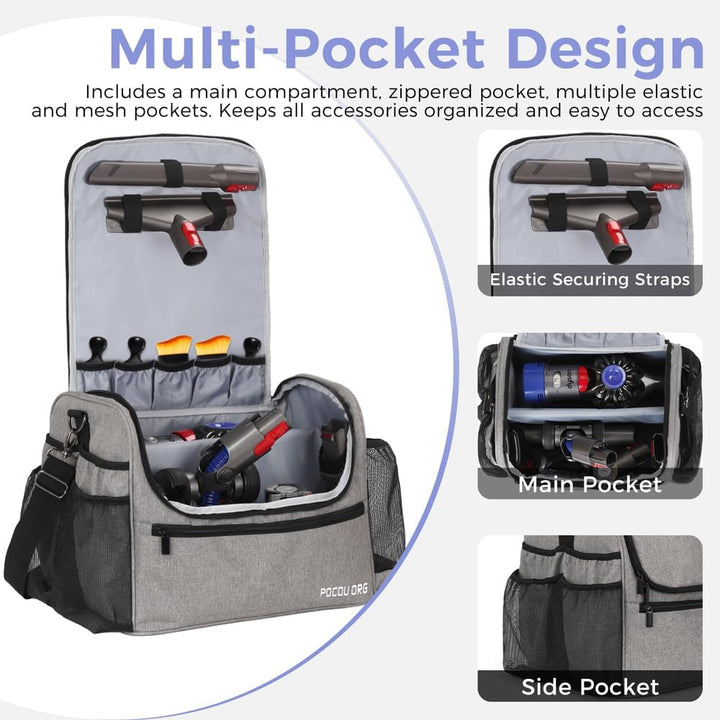 Vakuum-Aufbewahrungstasche für Auto und Boot, kompatibel mit Dyson V7 – V15 – Organizer-Tasche für k