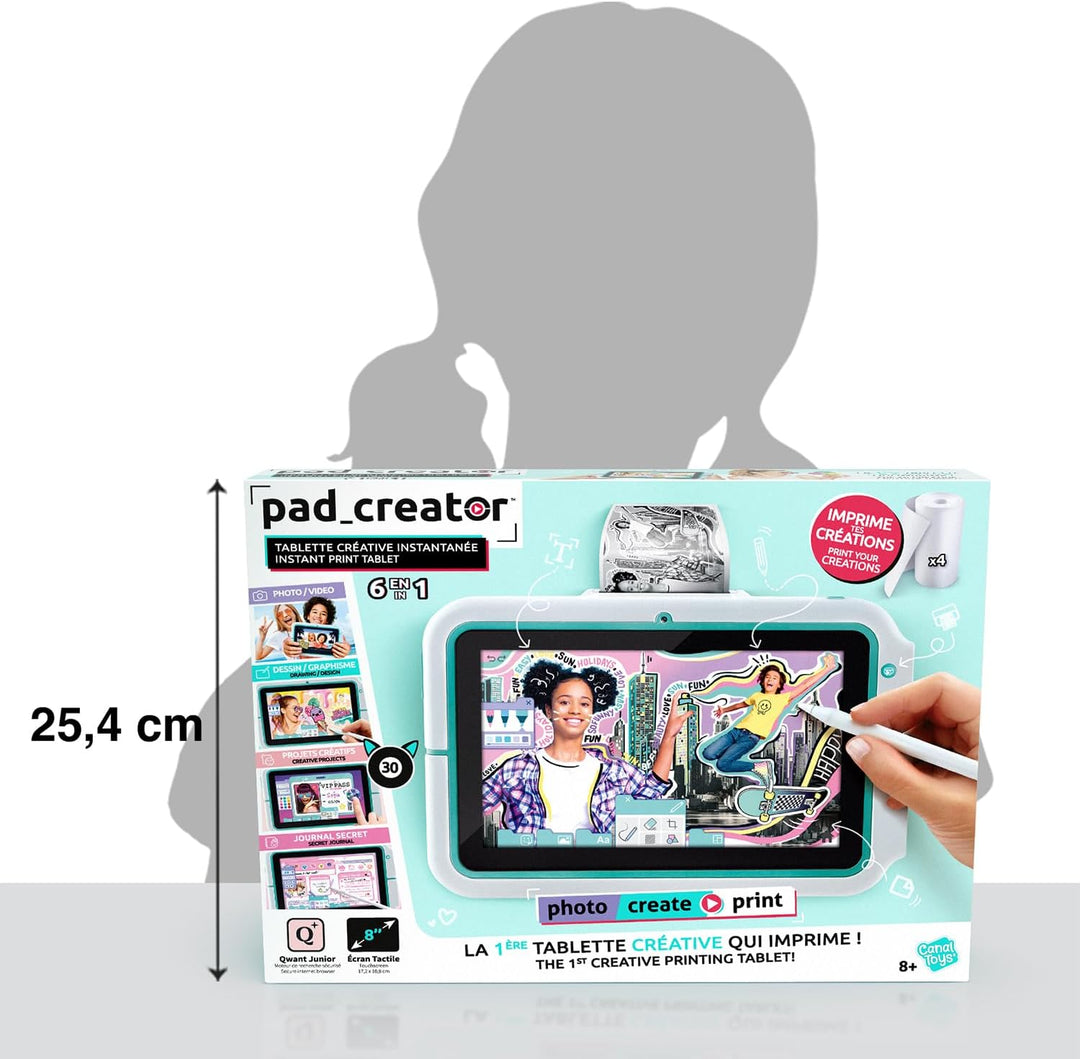 Canal Toys Pad Creator – Instant Print Kreativtablet für Kinder – Fotobearbeitung &amp; Direktdruck – DI
