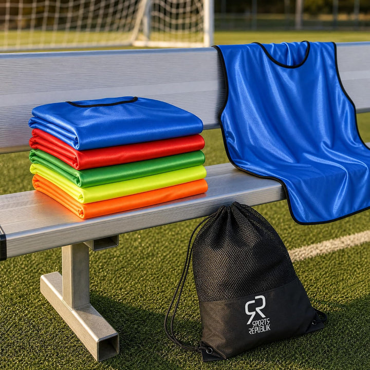 Sporttrikot für Kinder, Junioren und Erwachsene (12er Pack) Perfekt für Basketball, American Footbal