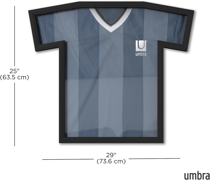 Umbra T-Frame Trikotrahmen - Bilderrahmen für T-Shirts und Fussballtrikots für Erwachsene bis Grösse
