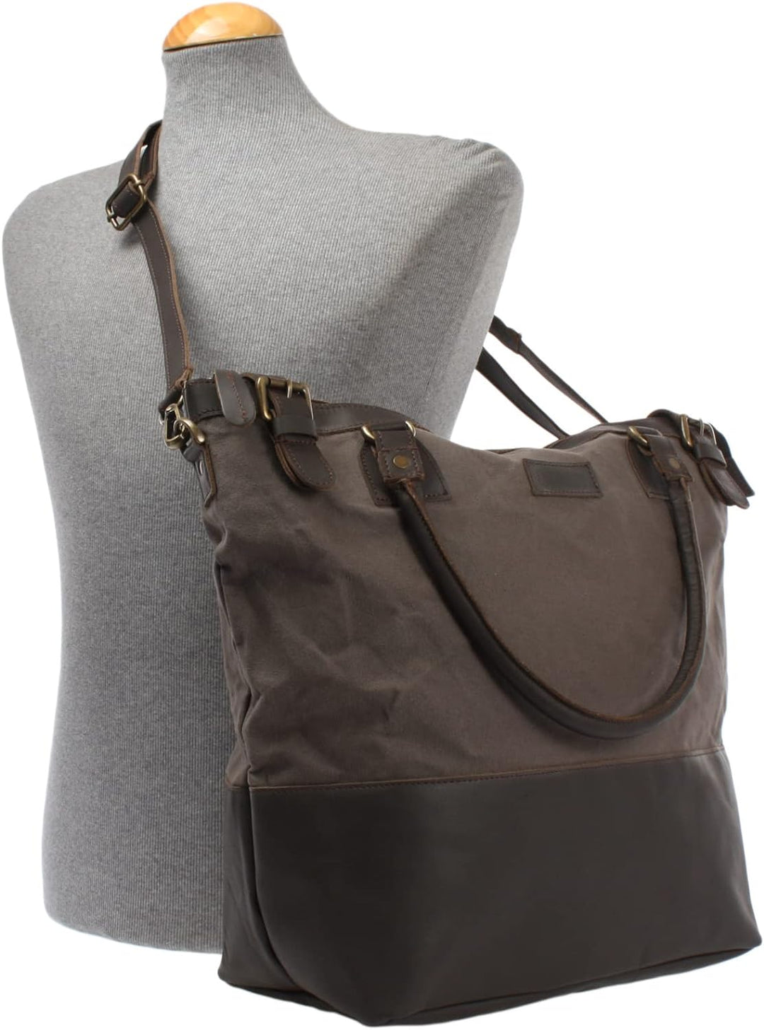LECONI XL Shopper für Damen kleiner Weekender Beuteltasche grosse Frauen Schultertasche Wickeltasche