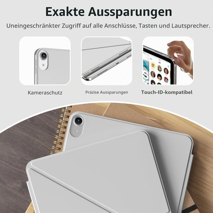 Hülle für iPad (A16) 11. Generation 11 Zoll 2025, iPad 10. Generation 10,9 Zoll 2022, Ultradünn Stos