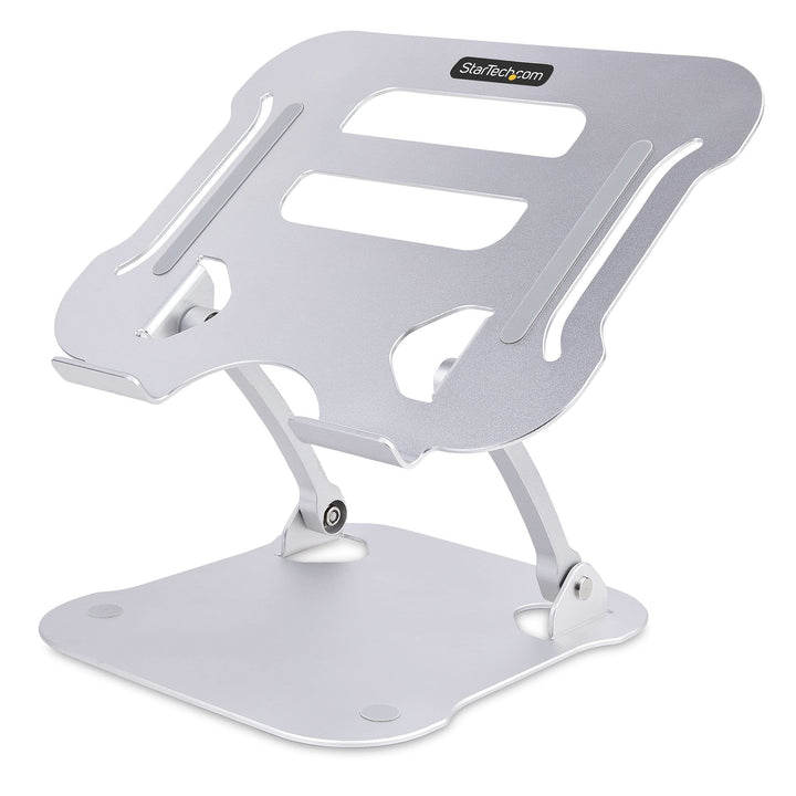 StarTech.com Tisch Laptopständer - Laptoperhöhung aus Aluminium, Tragbar, Faltbar, Schwenkbar - Trag