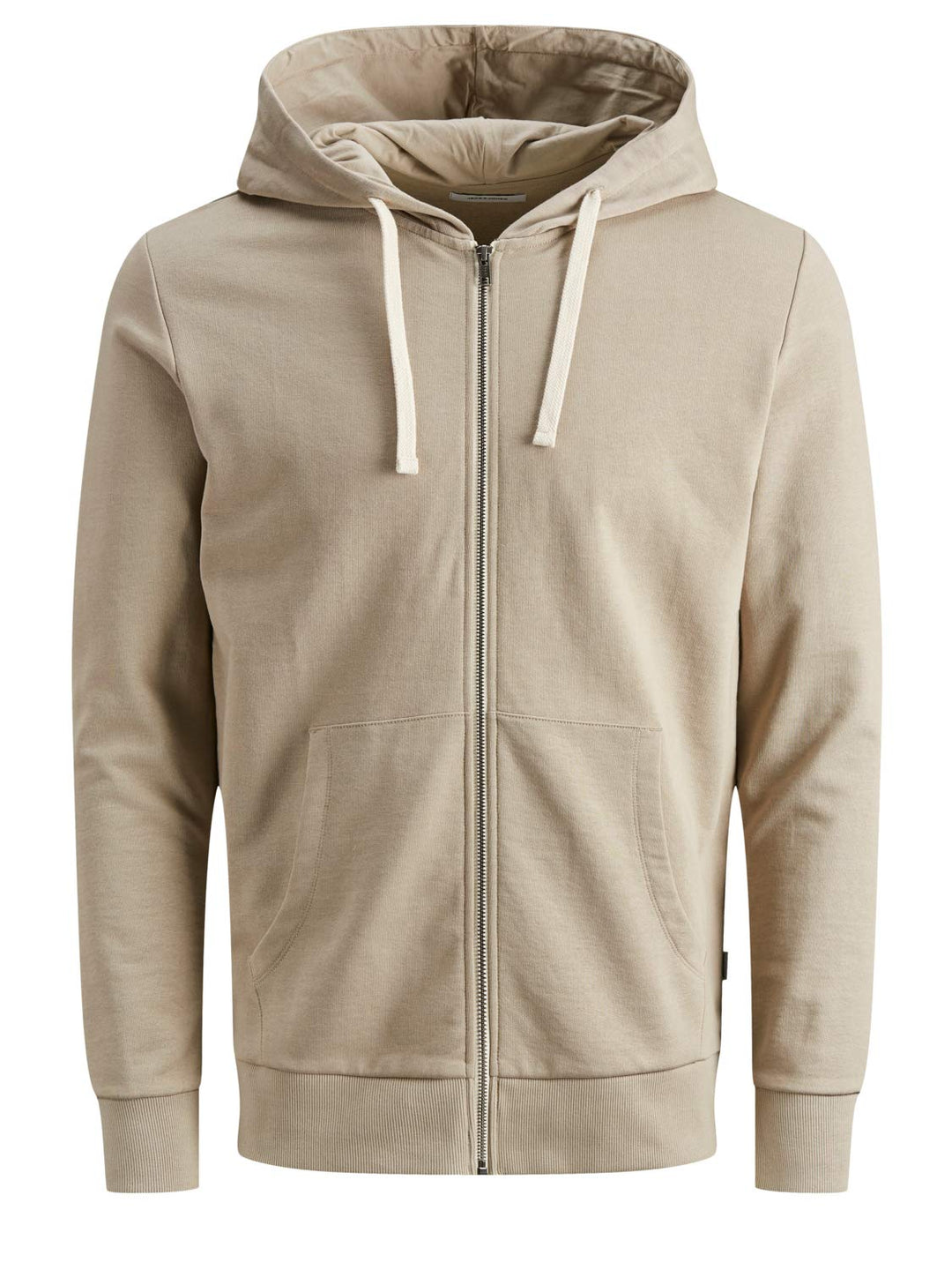 JACK & JONES Herren Jjeholmen Sweat Zip Hood Noos Sweatshirt L Beige (Crockery), L Beige (Crockery)