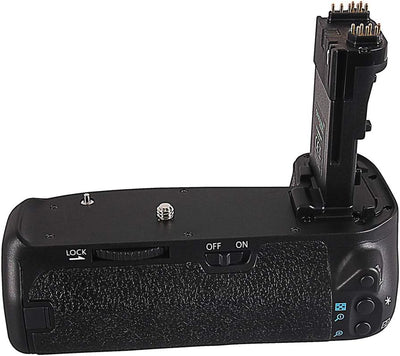 PATONA 1498 - Ersatz für Batteriegriff Canon BG-E14 mit IR-Fernbedienung zu EOS 70D 80D (Batteriefac