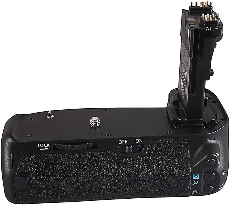 PATONA 1498 - Ersatz für Batteriegriff Canon BG-E14 mit IR-Fernbedienung zu EOS 70D 80D (Batteriefac