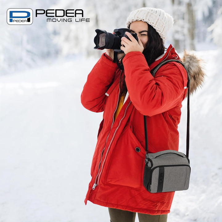 Pedea Kameratasche Fashion für Spiegelreflex DSLR SLR Spiegelreflexkamera Fototasche für DLSM System