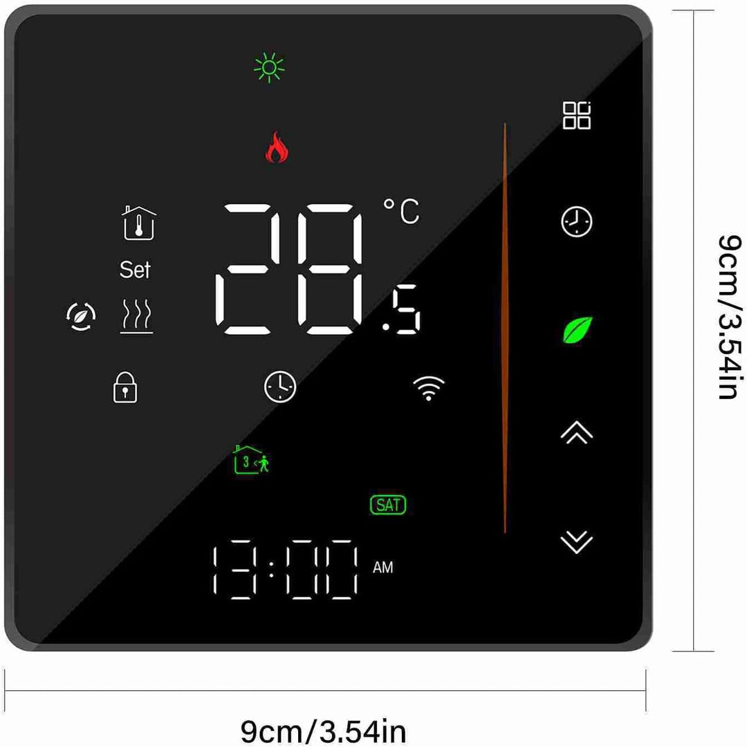 Decdeal WiFi Thermostat Wasser-Fussbodenheizung,Unterstützung Von TUYA/Smart Life,Google Home,Progra