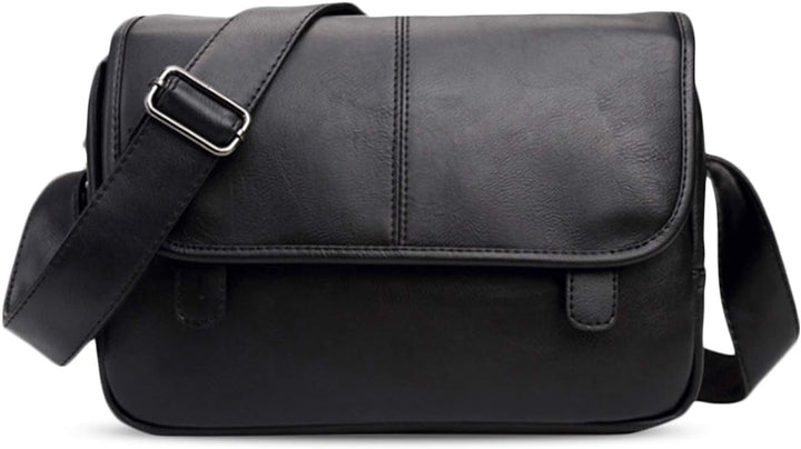 FANDARE Neu Umhängetasche Herren Schultertasche PU Männerhandtasche Laptoptasche Messenger Bag Arbei