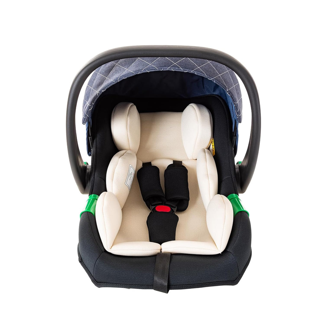 BEBBY Kinderwagen, Standard-Kinderwagen, Kinderwagen 3 in 1,Kinderwagen mit Faltbarem Tragbarem für