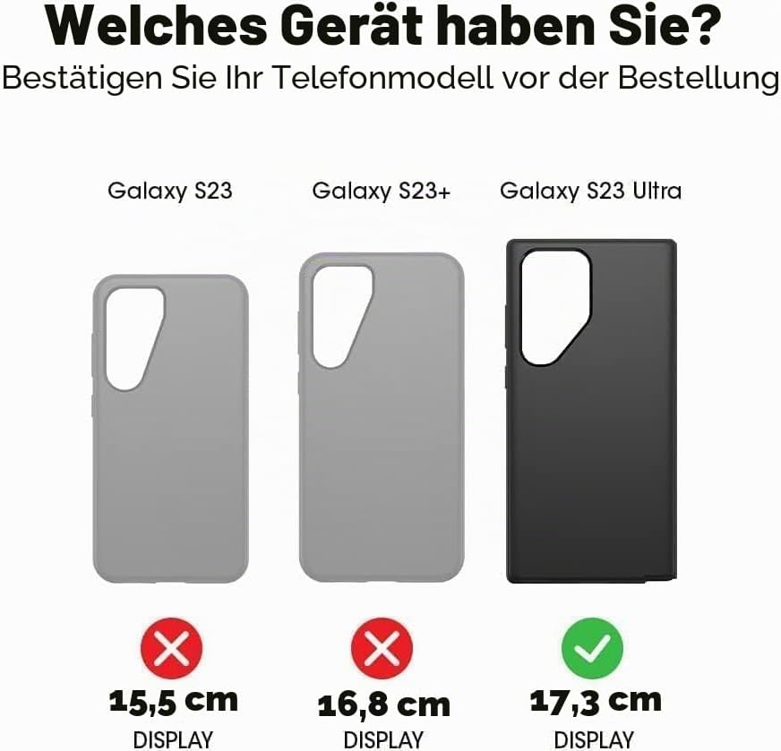 OtterBox Schutzhülle für Galaxy S23 Ultra (nur) – Defender Series – Manöver – robust und langlebig –